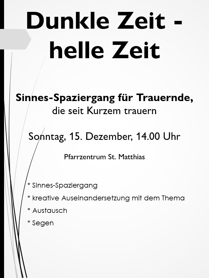 Helle Zeit - dunkle Zeit Plakat