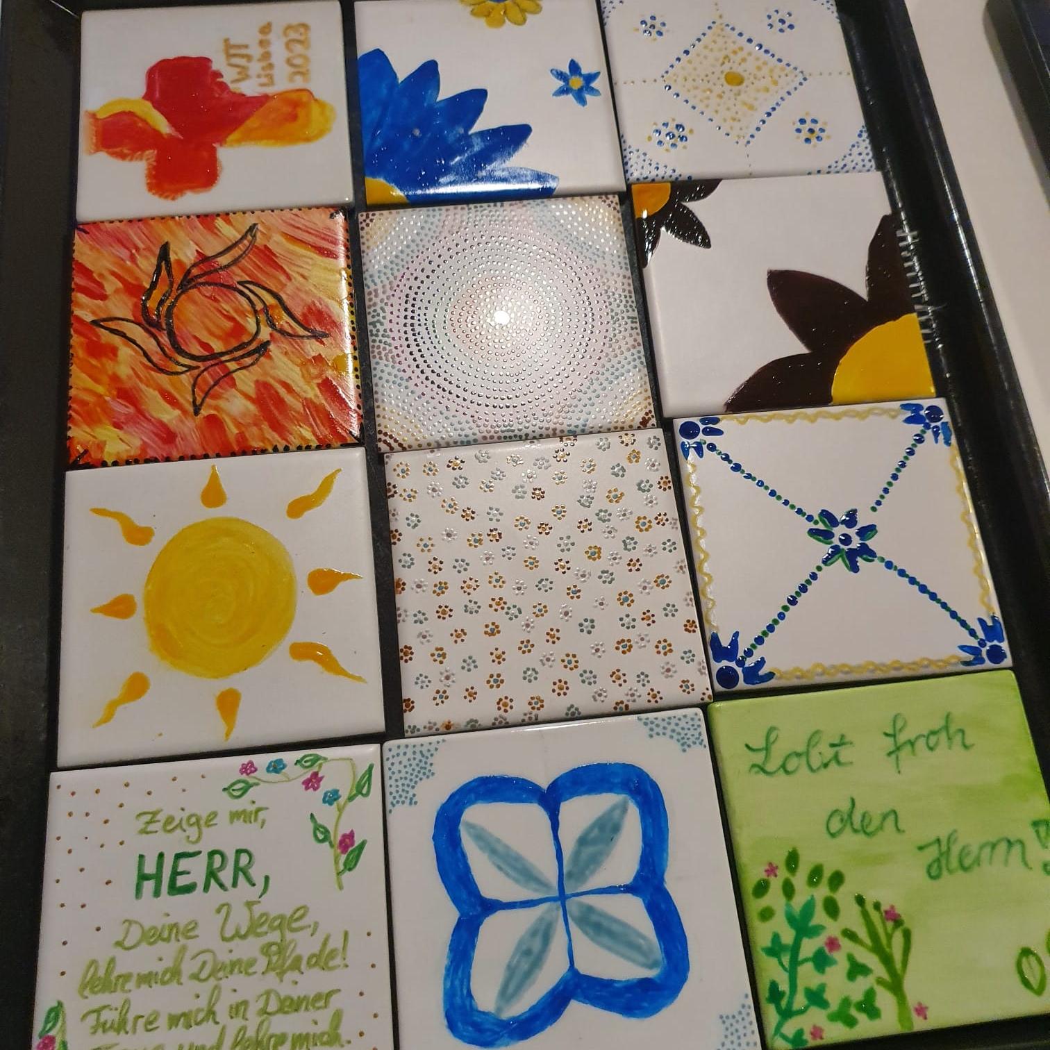 Kacheln Weltjugendtag (c) Elisabeth Pick Kacheln Weltjugendtag