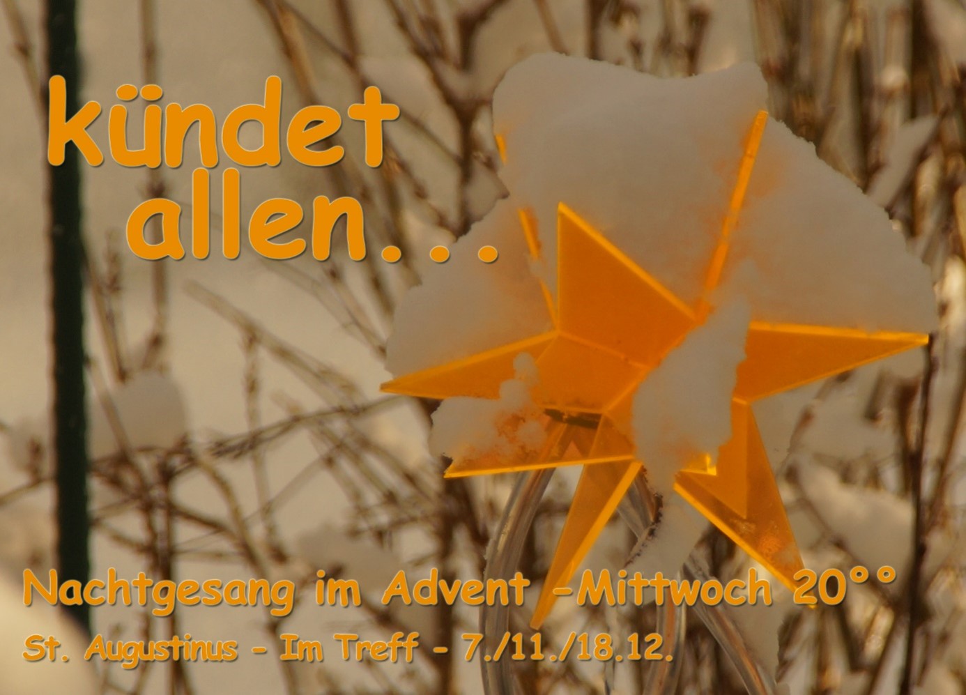 Kündet allen in der Not